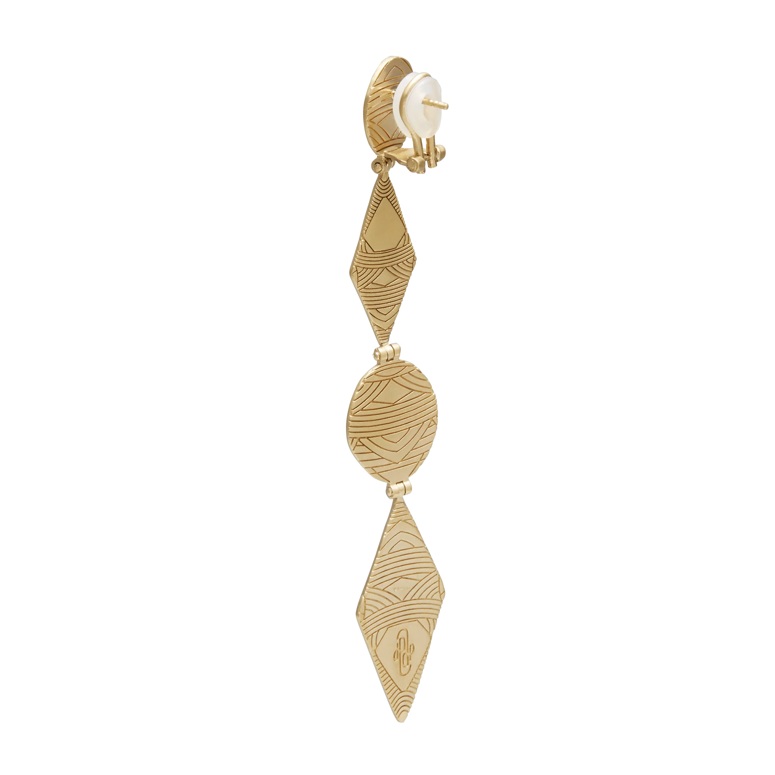 Harlow Arch Drop Earrings - Image 8