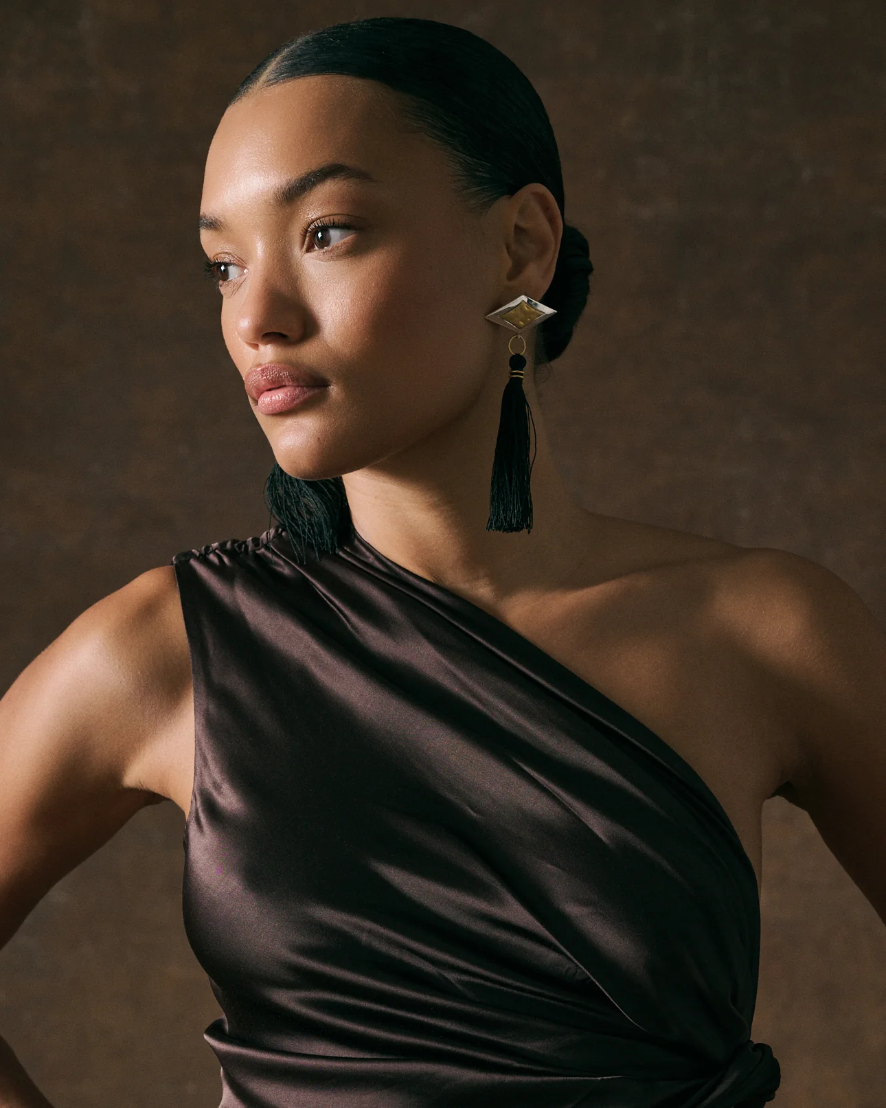 Harlow Steorra Drop Fringe Earrings - Image 4