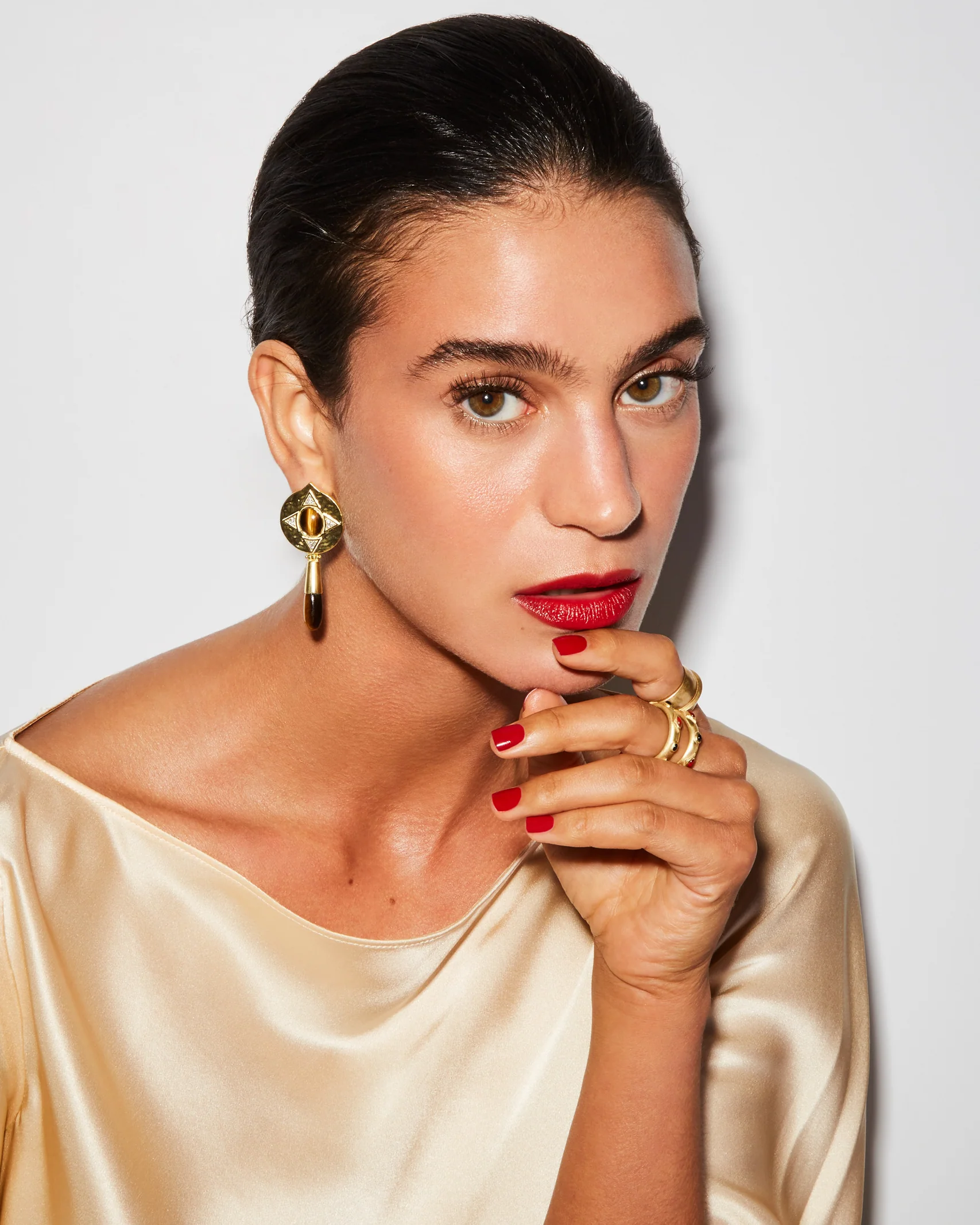 Hathor Teardrop Earrings - Image 8