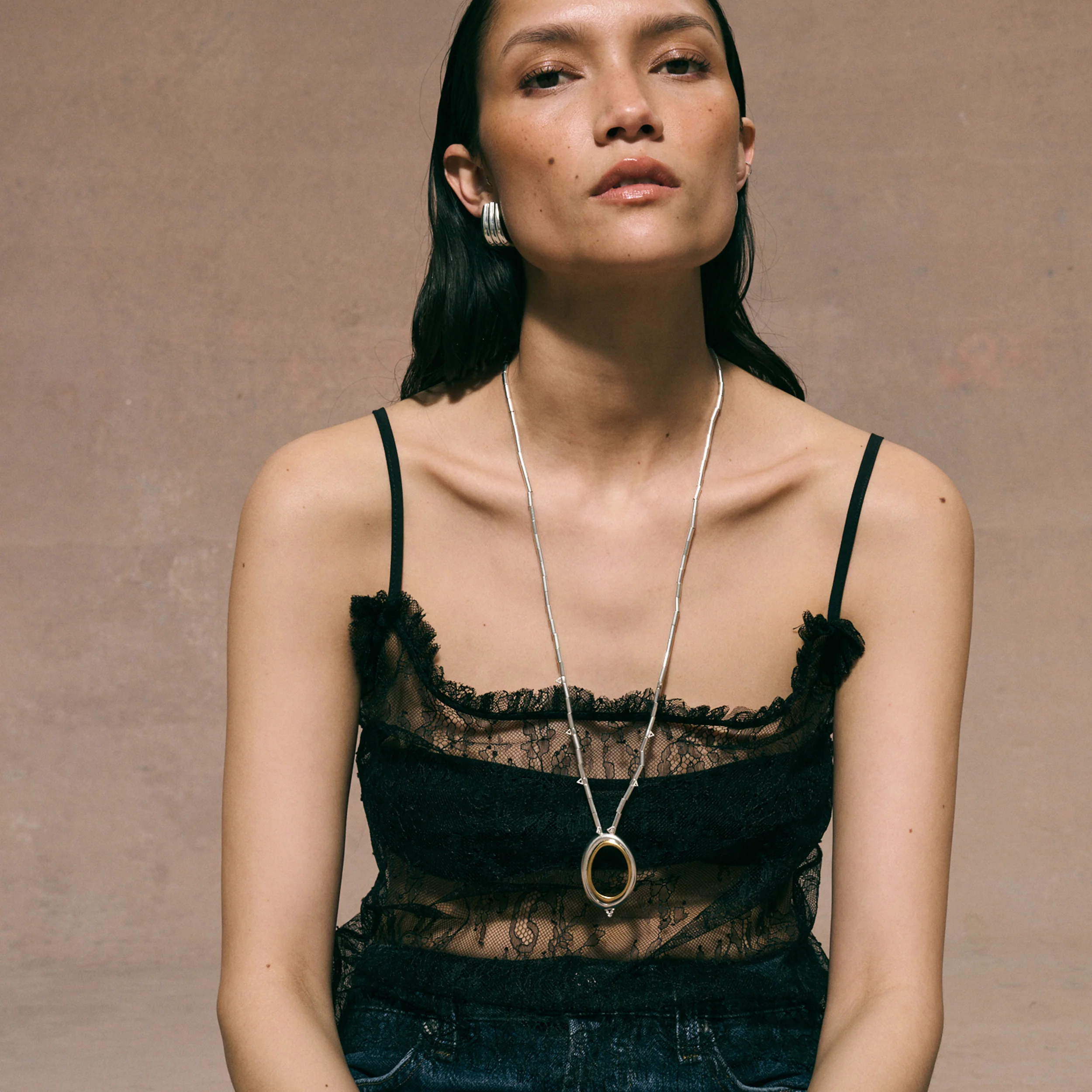 Silver Kerchief Hoops - Image 5