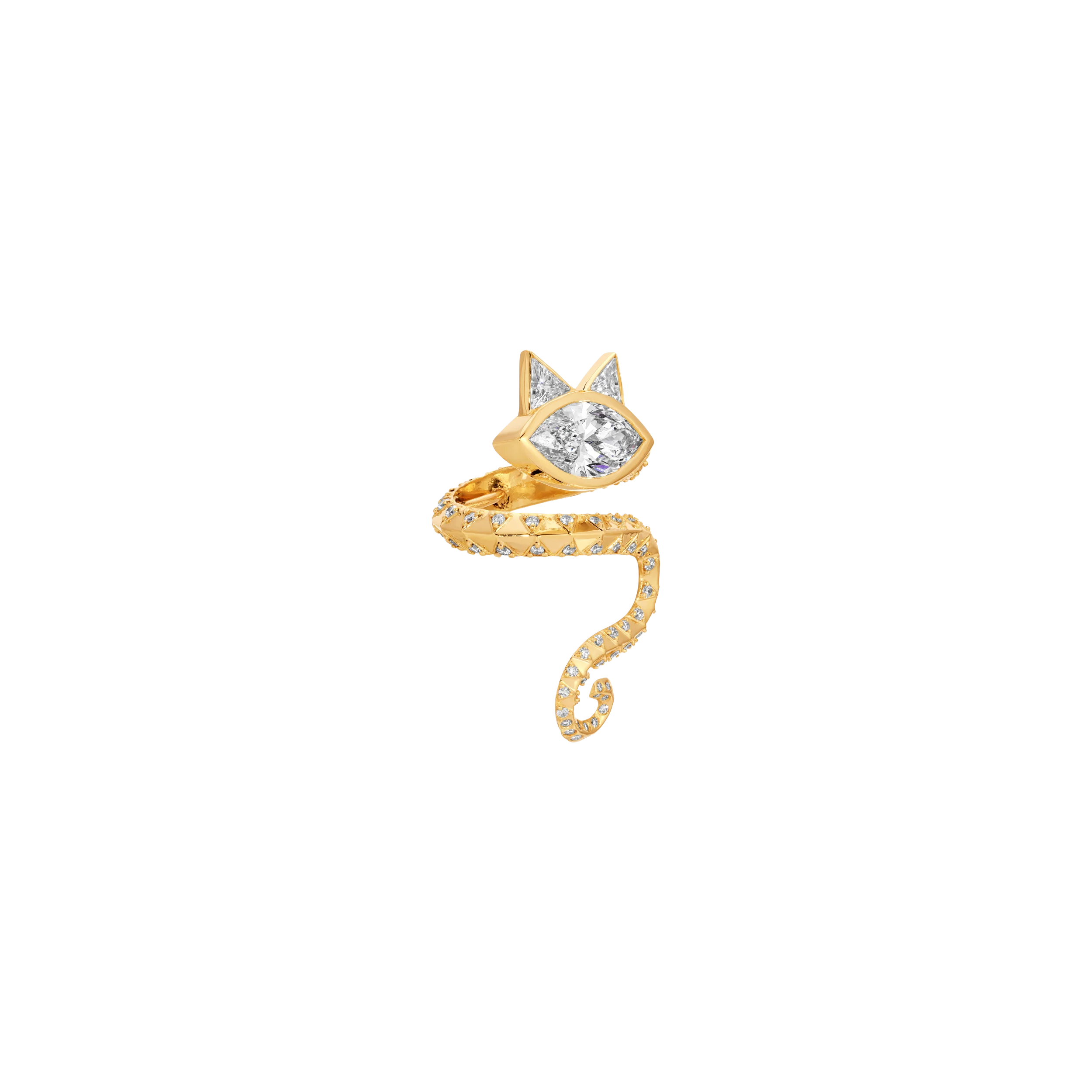 Tigerlily Diamond Pinky Ring - Image 3